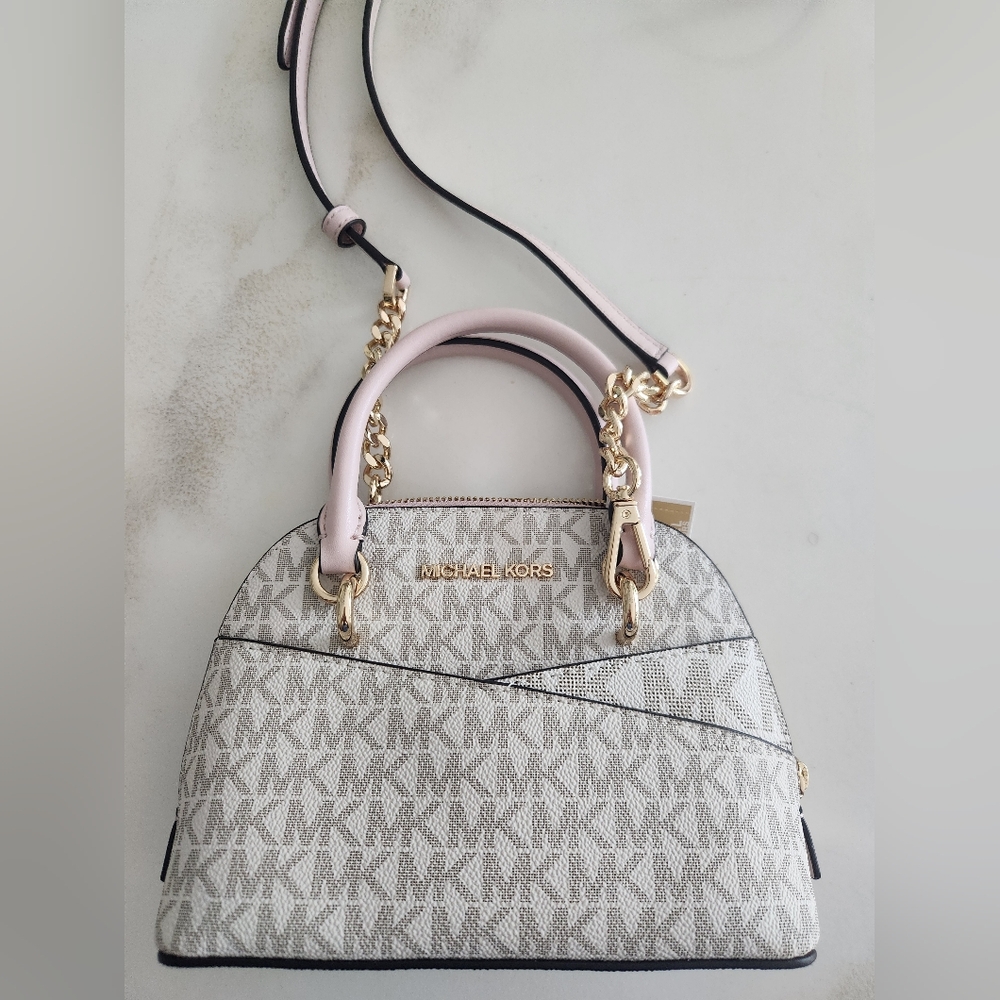 Michael Kors XS Jet Set Travel Mini Satchel With Crossbody Strap. Blush! New! - Picture 4 of 11